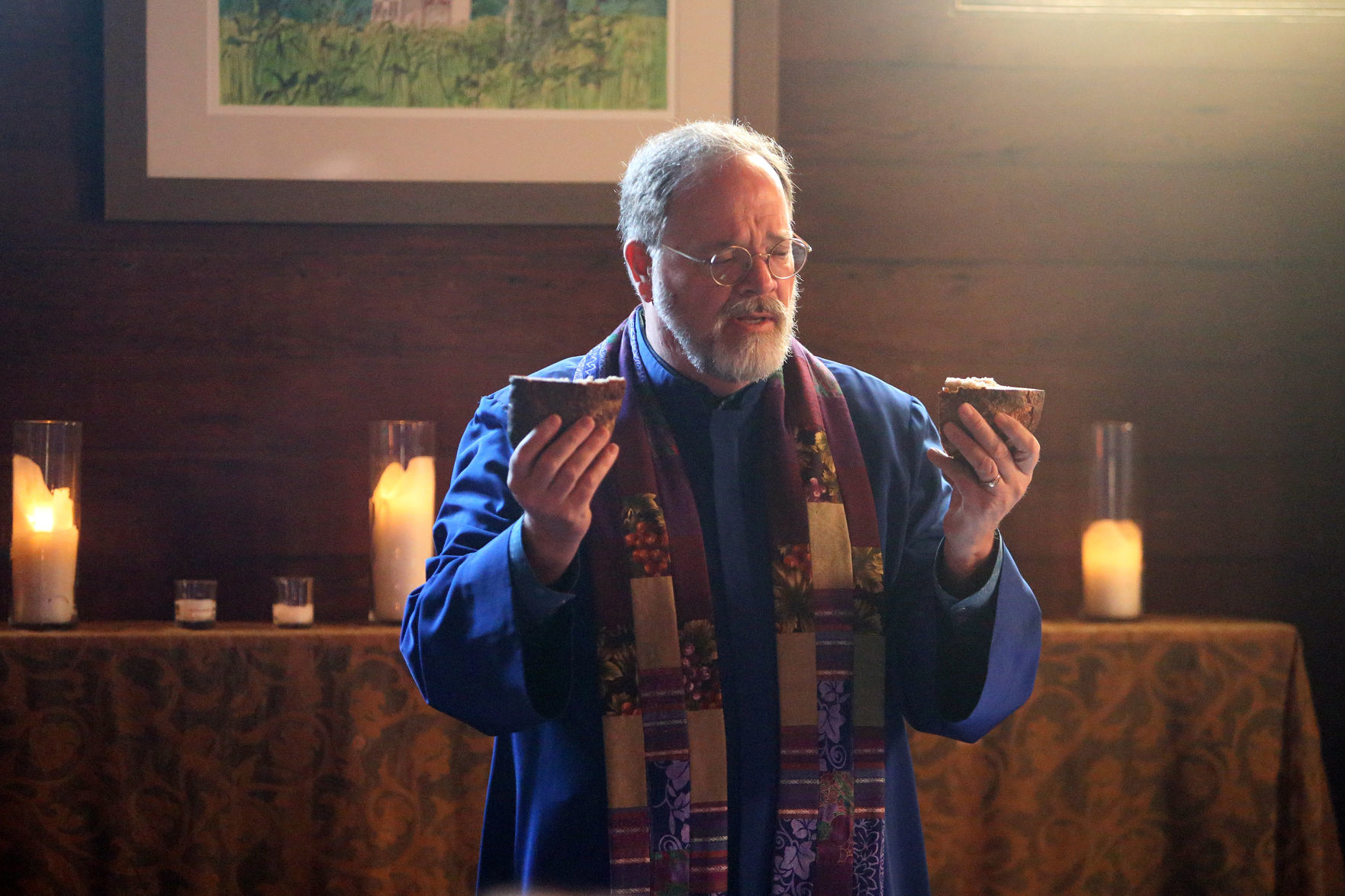 Easter sunrise service at the White Barn